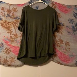 Army green shirt